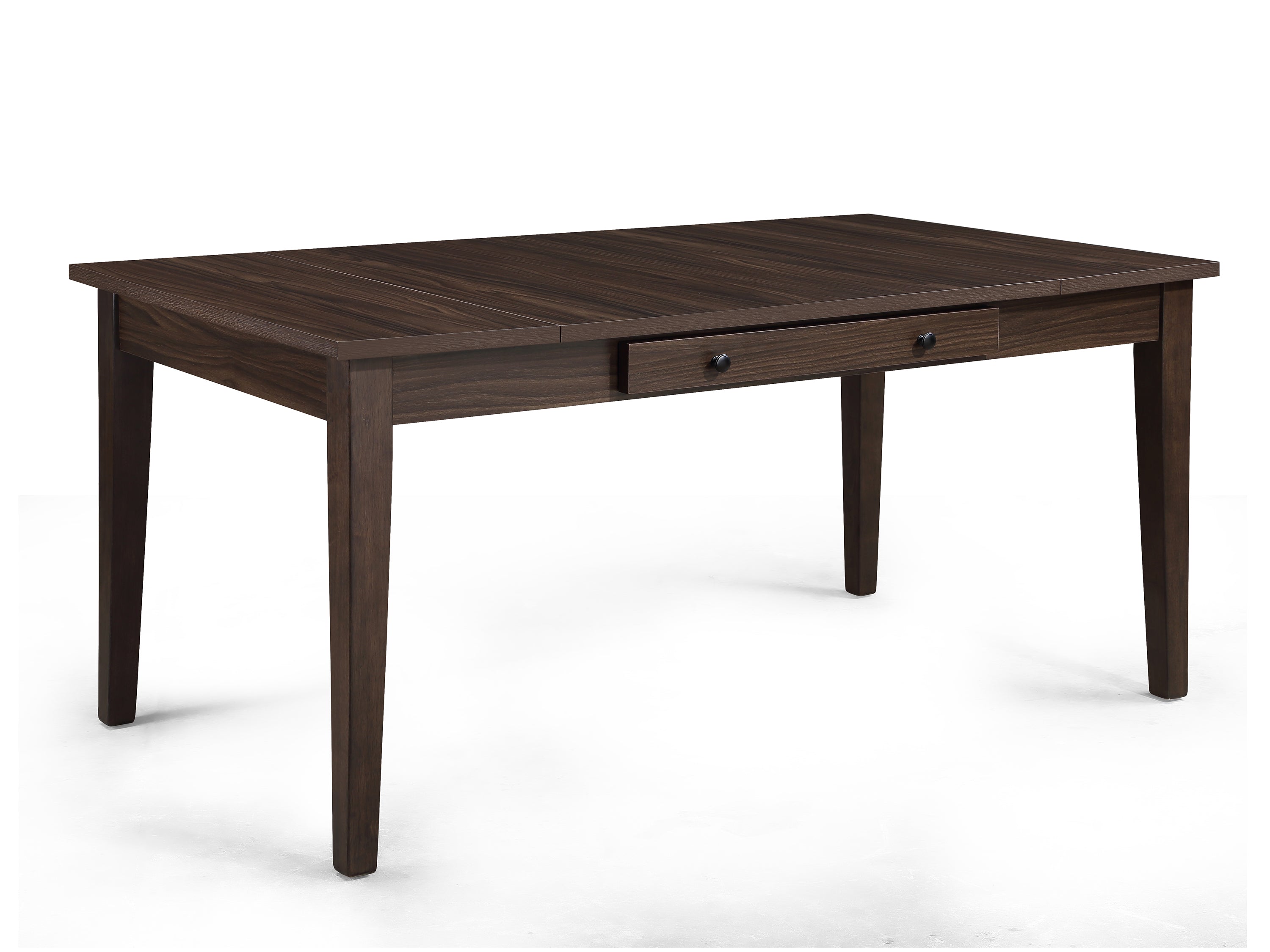 Wagner 6-Piece Dark Brown Wood Dining Table Set with Flip-Up Storage – 2326-6PC