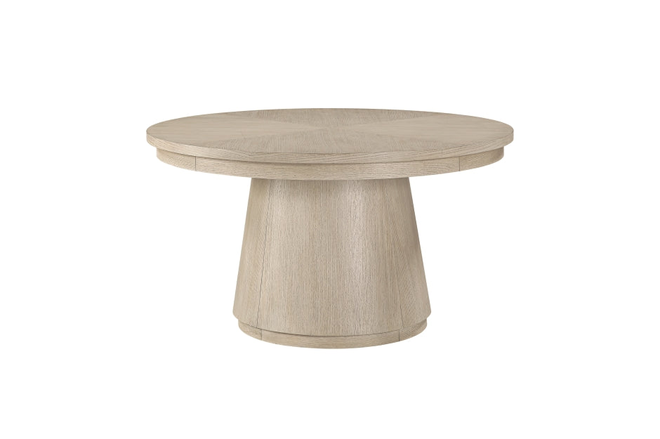 Homelegance Alita Distressed Light Grey 5-Piece Round Dining Table Set – 2477-54RD-5PC
