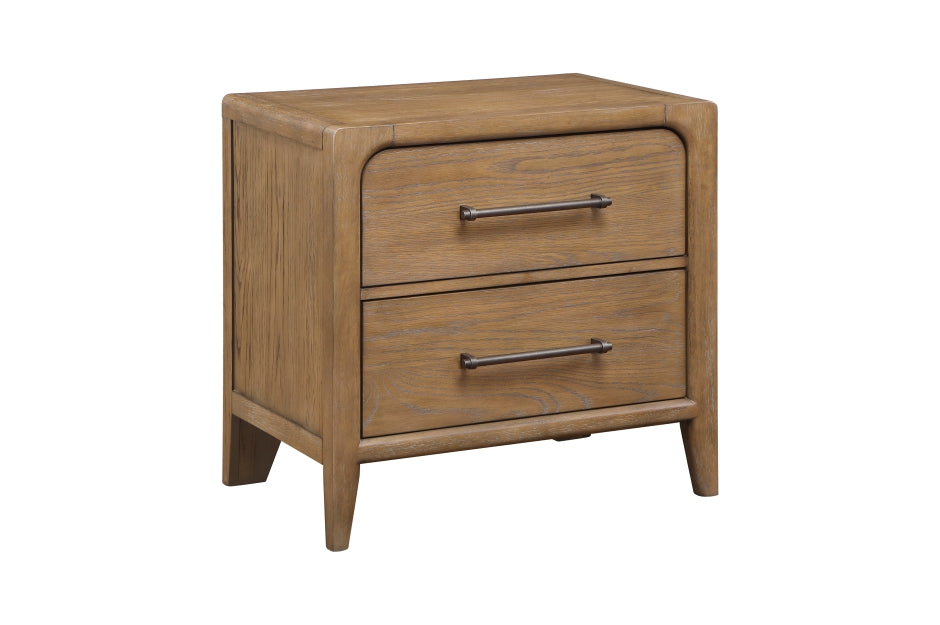 Homelegance Elowen Rustic Brown Wood Grain Finish 4-Piece Bedroom Set – 2502-4PC