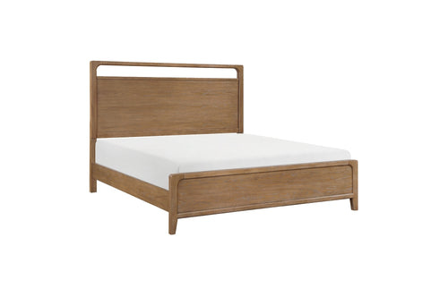 Homelegance Elowen Rustic Brown Wood Grain Finish 4-Piece Bedroom Set – 2502-4PC