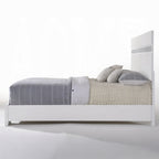 Acme 26770Q 4 pc Naima II white high gloss finish wood sparkling acrylic panel queen bedroom set