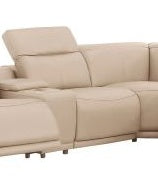 Global United 2679BYO-Individsual pieces in  White, Black, Light grey, Dark grey, Beige Genuine leather power reclining modular sectional pieces custom configuration