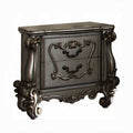 Acme 26843  Versailles antique platinum finish wood 2 drawer nightstand end table
