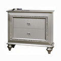 Acme 27233 Kaitlyn champagne finish wood 2 drawer nightstand bedside end table