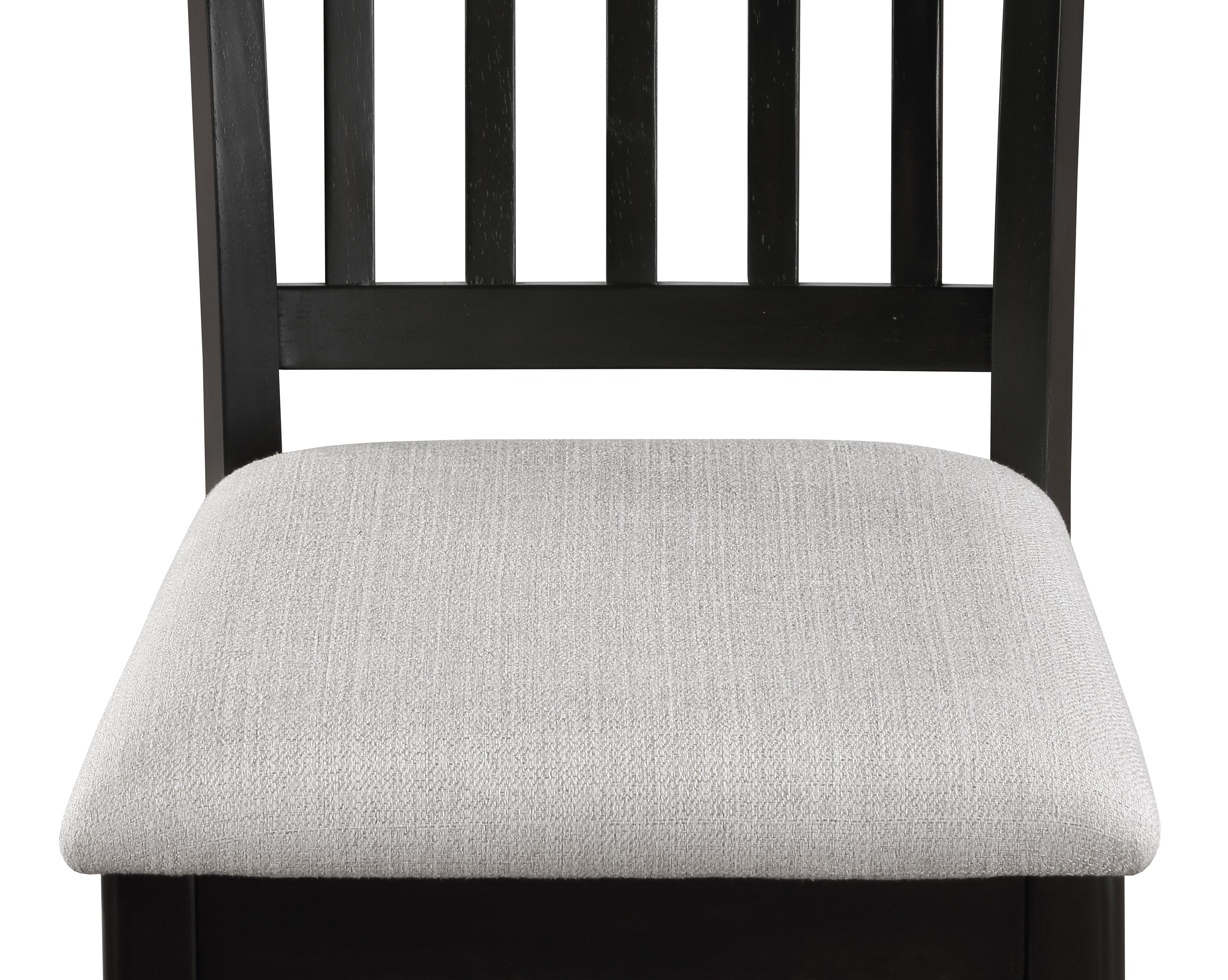 2741SET-DW 5 pc Salvador two tone black finish wood counter height 42" x 42" dining table set