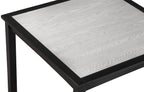 2741SET-DW 5 pc Salvador two tone black finish wood counter height 42" x 42" dining table set