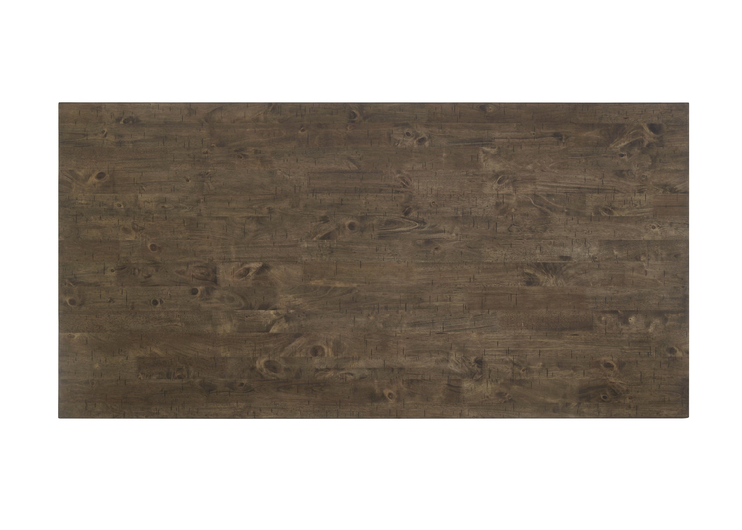 2837T-6PC 6 pc Lloyd grey finish wood counter height dining table set trestle base with bench