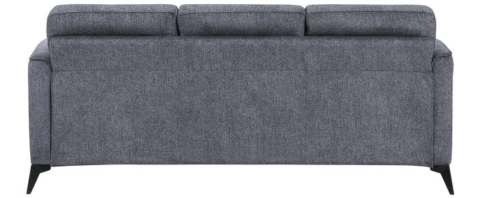 Tristan Grey Fabric Sofa & Love Seat Set – 9733DGY-SL