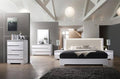 Best Master Athen 4-Piece White Lacquer Queen Bedroom Set – Athen-4pc