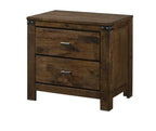 B4810 4 pc Curtis rustic weathered finish wood queen bedroom set