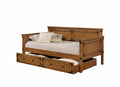 Coaster 300675 Gray barn spring millwood pines ullrich country living style rustic honey finish wood twin day bed