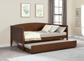 Coaster 300686 Bozeman medium walnut finish wood twin day bed with trundle