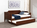 Coaster 300687 Redding cherry finish wood twin day bed with trundle