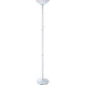 3033WH Palacial white finsh metal standard bulb torchiere floor lamp 72?Ç? h with rotary switch