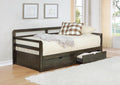 Coaster 305706 Gray barn morning glory country living style grey finish wood twin XL day bed with extension trundle