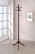 Coaster 3058 Copper grove macelmons merlot finish wood coat rack