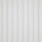 Coaster 306051Q Natasha cream wide corduroy fabric queen bed set high headboard nail head trim