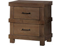 Acme 30613 Adams antique oak finish wood 2 drawer nightstand bed side end table
