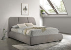 Mokena Taupe Upholstered Queen Platform Bed – 310090Q