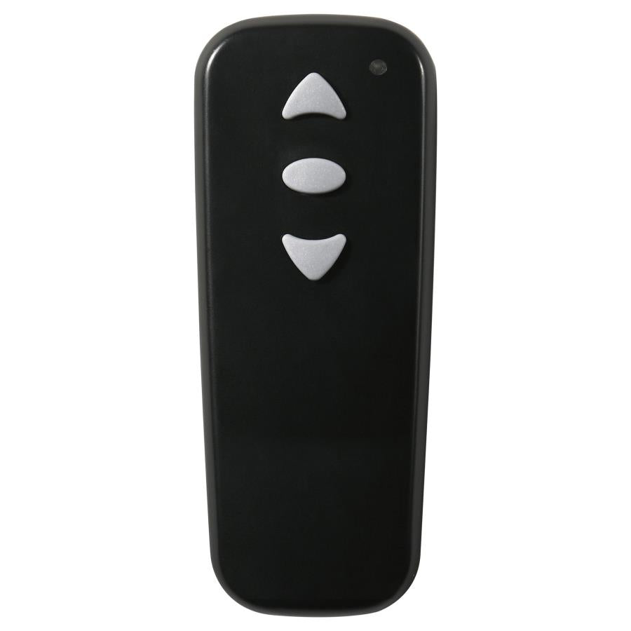 Coaster 315994Q Tara grey velvet upholstered diamond pattern TV lift footboard queen bed