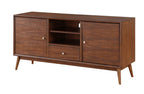 Homelegance 35900-64 Frolic mid-century modern brown finish wood tv entertainment center tv stand