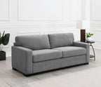 Coaster 360050 Simpson grey fabric sofa with queen pull out sleeper