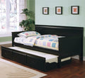 Acme 39095-97 Wildon home casey bailee black finish wood twin day bed with pull out twin trundle