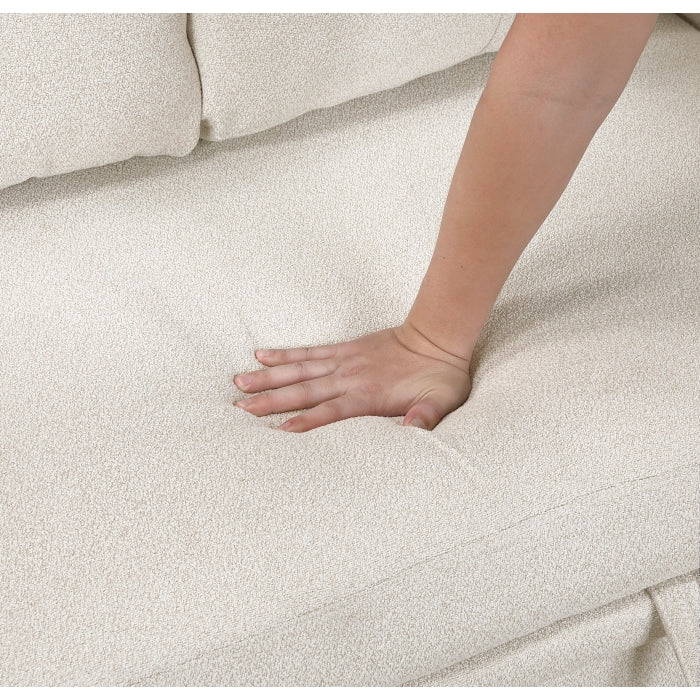 Homelegance Morian Beige Boucle Double Chaise Sectional Sofa – 9705BE-42AVC
