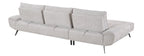 Homelegance Pleasure Light Grey Chenille Sectional Sofa – 8400LTG-2LC2R