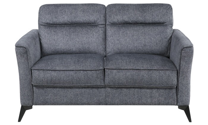 Tristan Grey Fabric Sofa & Love Seat Set – 9733DGY-SL