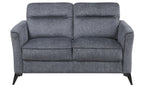 Tristan Grey Fabric Sofa & Love Seat Set – 9733DGY-SL
