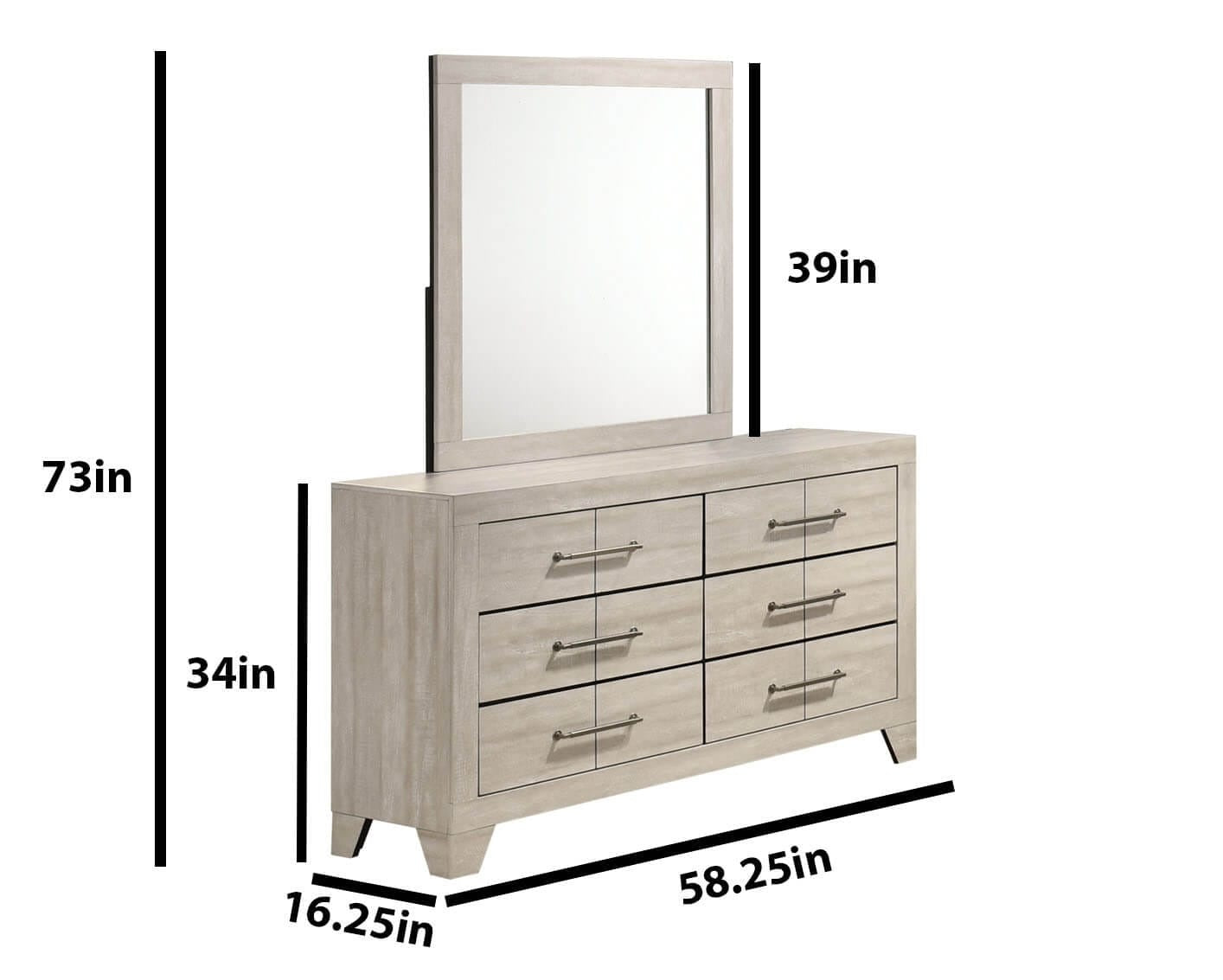 B860-4PC  4 pc Hampton rustic grey oak good grain paneled finish wood queen bed set