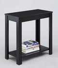 Croy Black Wood Snack Side End Table – 4244