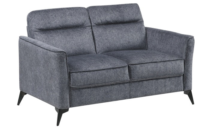 Tristan Grey Fabric Sofa & Love Seat Set – 9733DGY-SL