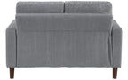 Hollarman Dark Gray Corduroy Sofa & Love Seat Set – 9520GRY-SL
