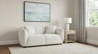 Coaster 503064-S2 2 pc Aleisha ivory chenille fabric sofa and love seat set