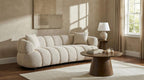 Coaster 503721-S2 2 pc Whitney pebble woven fabric channel tufted sofa and love seat set