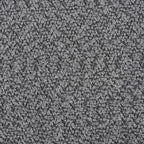 Coaster 509540 2 pc Caspian grey fuzzy teddy bear fabric sectional sofa with chaise and low arms