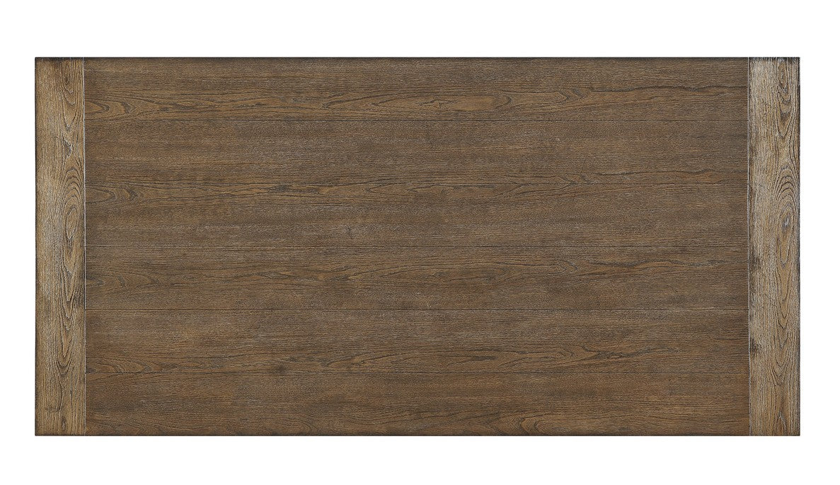 Homelegance 5099-15 Millwood weathered natural finish wood and rustic black metal frame office writing desk with shelves