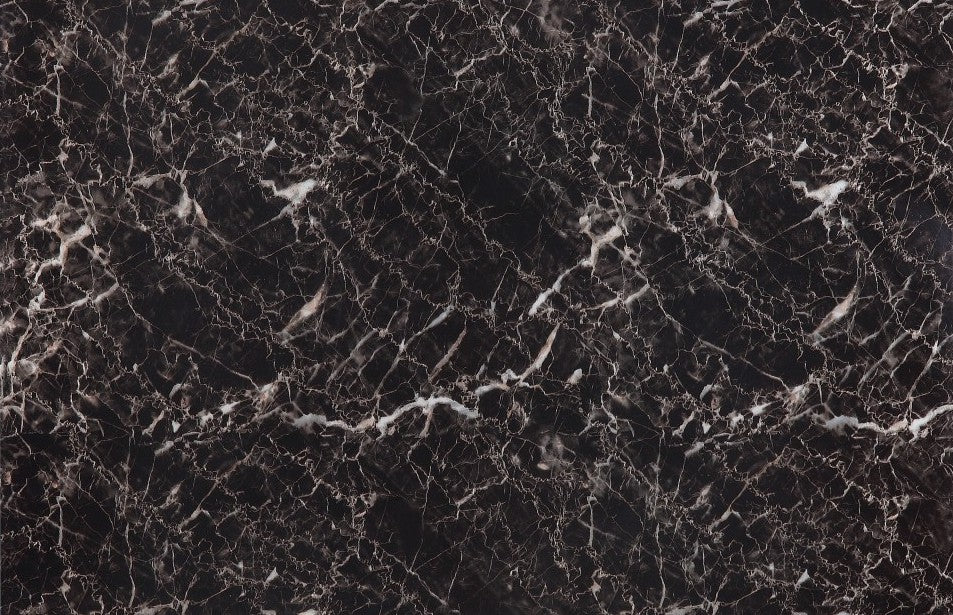 Homelegance 5275-5PC 5 pc Olney black finish frame black faux marble dining table set