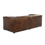Acme 53545  17 stories diep brancaster retro brown top grain leather sofa