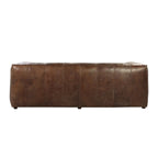 Acme 53545  17 stories diep brancaster retro brown top grain leather sofa