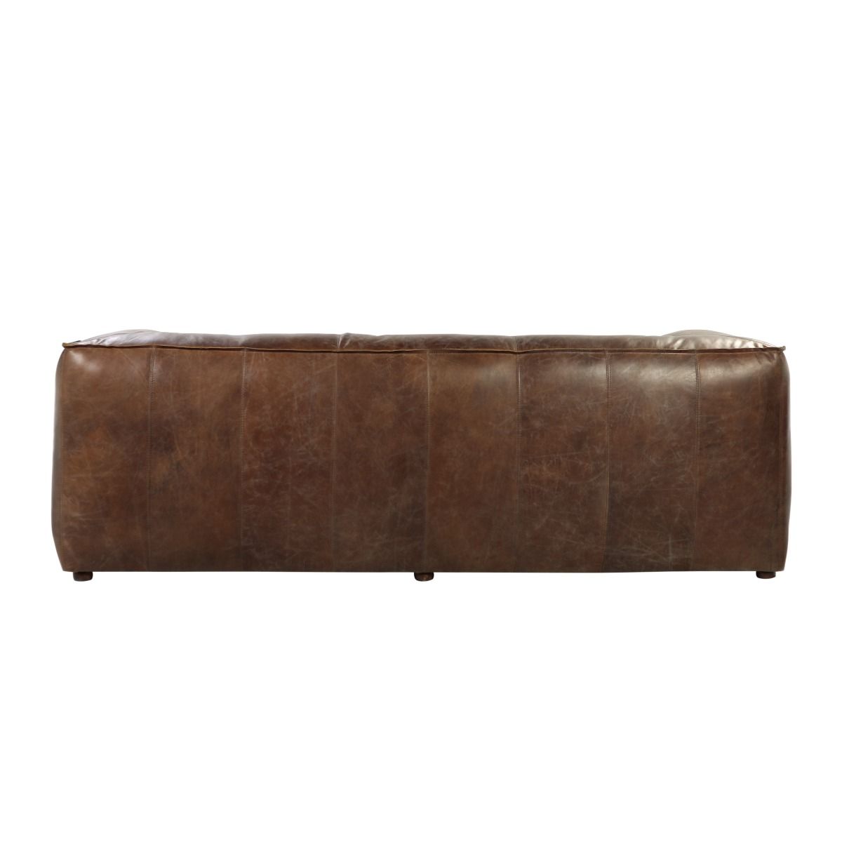 Acme 53545  17 stories diep brancaster retro brown top grain leather sofa
