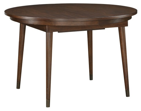 Clive Cherry Finish Wood Maple Veneer Mid-Century Modern 5-Piece Round/Oval Dining Table Set – 5413-65-5PC