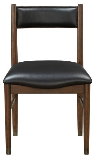 Clive Cherry Finish Wood Maple Veneer Mid-Century Modern 5-Piece Round/Oval Dining Table Set – 5413-65-5PC