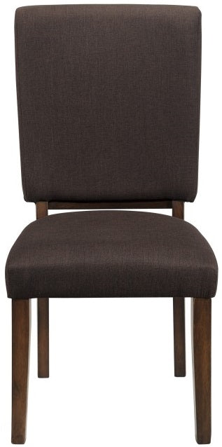 Homelegance 5415RF-78 6 pc sedley chocolate brown finish wood dining table set with pedestal base