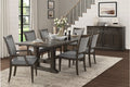 Homelegance 5441-102 7 pc Darby home co sarasota driftwood brown finish wood dining table set
