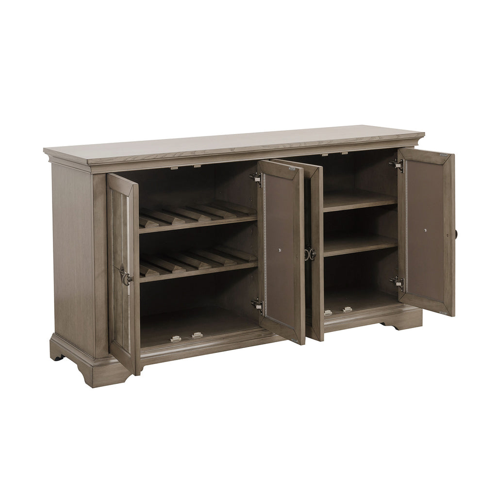 Homelegance 5442-40 Vermillion grey cashmere finish wood sideboard server buffet cabinet