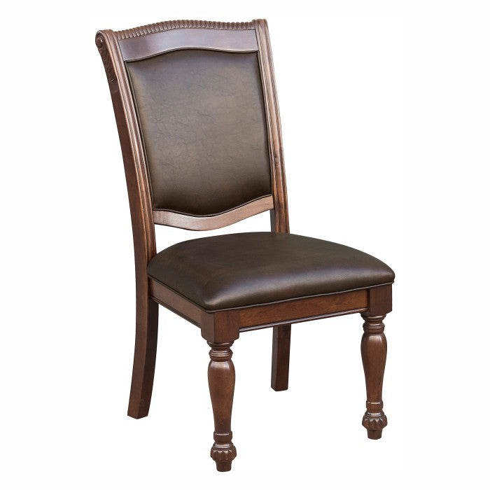 Homelegance 5473-SC Set of 2 Lordsburg brown cherry finish wood dining side chairs