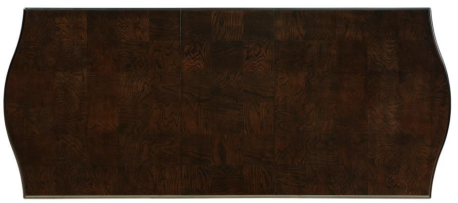 Homelegance 5494-106 7 pc Darby home co Savion espresso finish wood double pedestal 106" dining table set